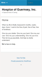 Mobile Screenshot of hospiceofguernsey.com